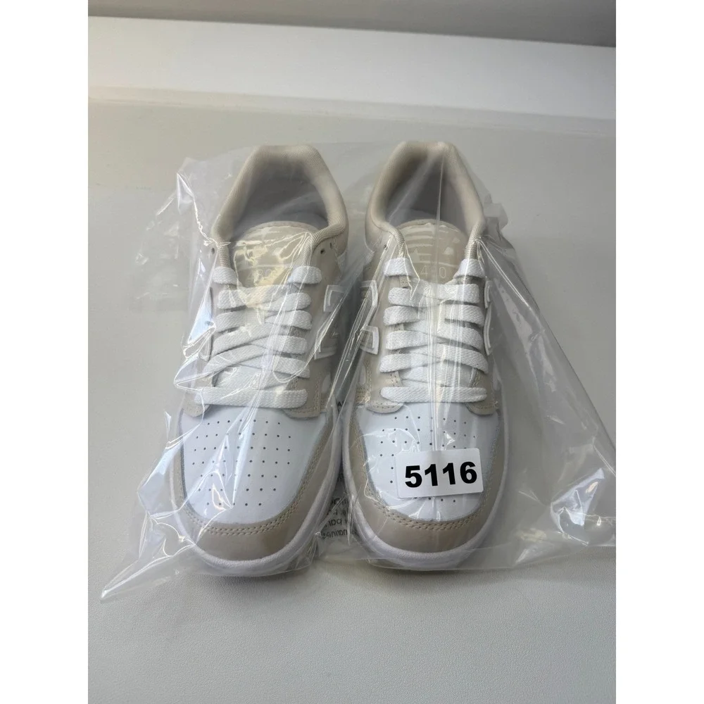 New Balance 480 Moonbeam White Leather Sneakers GGB480LB Womens 6 Youth 4.5 New